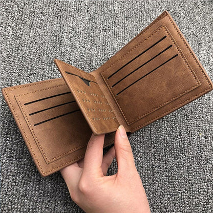 Personalized Photo Wallet with Spotify Song Cover Gift For Best Dad