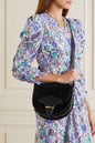 ISABEL MARANT Botsy leather-trimmed suede shoulder bag