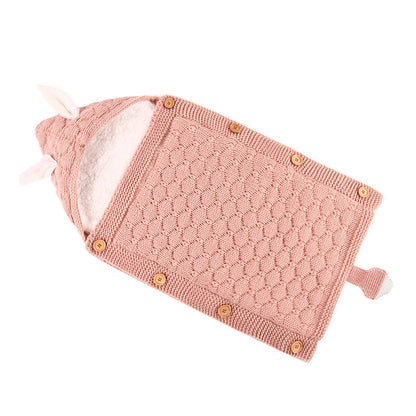 Warm Knit Fleece Sleeping Bag For 17-24 Inches Reborn Dolls
