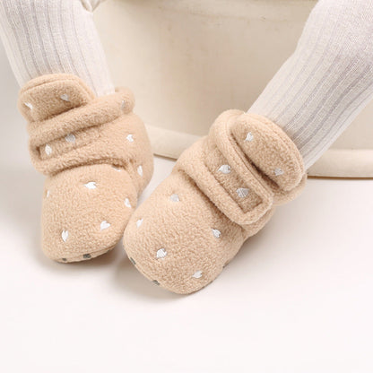 Cute Plush Soft Soles Shoes for 20-24 Inches Reborn Dolls