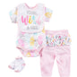 Pink Young Wild Doll Clothes for 20-22 Inches Reborn Dolls