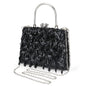 UBORSE Women Wedding Clutch Rhinestone Bling Sequin Evening Bags Vintage Crystal Beaded Cocktail Party Party Purse