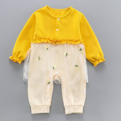 Veil Skirt Coveralls Bodysuit Clothes for 50-55cm Reborn Dolls