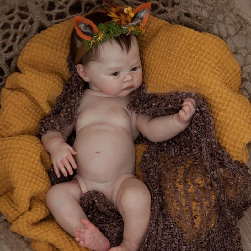 19 Inches Simulation Doll Meadow Handmade 3D Skin Venous Blood Silk Visible