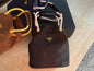 Prada Nylon Bucket Bag Black Handbag 26x25cm