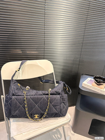 CHANEL Hobo Bag Crossbody Fashion Shoulder Bag