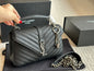YSL Classic Black Leather Tote Bag Size 24x17cm