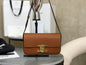 CELINE Shoulder Bag Triomphe In Shiny Calfskin Brown 20 x 10 x 4 cm