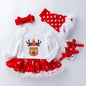 4-Piece Cute Christmas Dress for 21-23 Inches Reborn Dolls