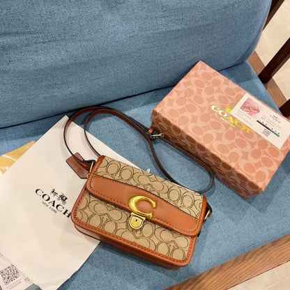 Coa Studio19 Series Small Square Bag With Hardware Lock