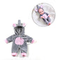 Cute Grey Elephant Bodysuit for 12 Inches/30cm Reborn Dolls