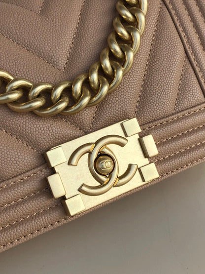 Chanel Boy Bag Caviar 20cm