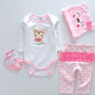 Pink Bear Printed Cute Doll Clothes for 20-22 Inches Reborn Dolls