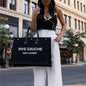 SAINT LAURENT Rive Gauche canvas tote