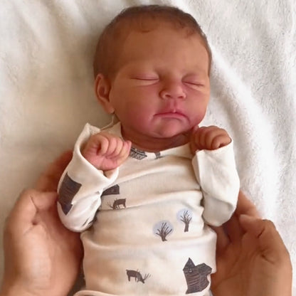 17'' Davi Realistic Cute Reborn Baby Boy Dolls